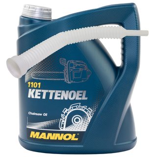 Motorsge Kettensge L Kette Kettenl MANNOL MN1101-4 4 Liter mit Ausgieer