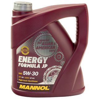Engineoil Engine oil MANNOL 5W30 Energy Formula JP API SN 2 X 4 liters