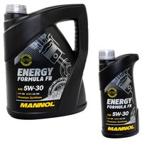 Engineoil Engine Oil MANNOL 5W30 API SN 5 liters + 1 Liter