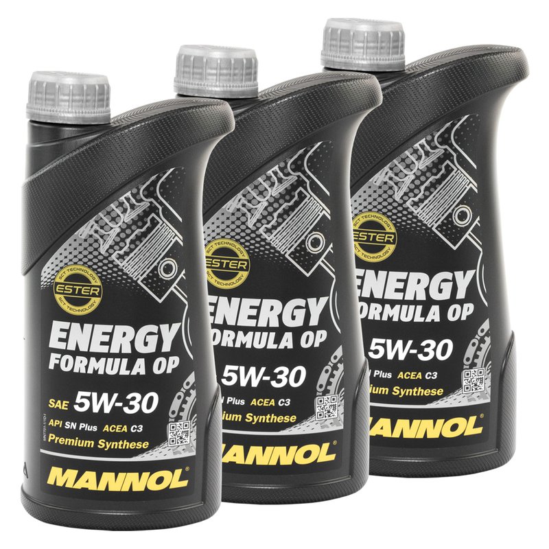 MANNOL Motoröl Motor Öl 5W30 OP API SN 3 X 1 L online im MVH Shop, 18,95 €