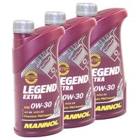 Engineoil Engine oil MANNOL Legend Extra 0W30 API SN 3 X...
