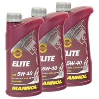 Motorl Motor l MANNOL ELITE 5W40 API SN / CH-4 3 X 1 Liter