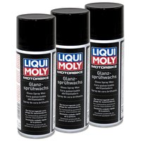 Gloss Spray Wax LIQUI MOLY Motorbike 3 X 400 ml