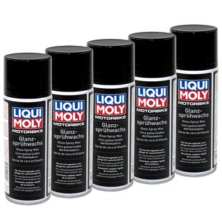 Gloss Spray Wax LIQUI MOLY Motorbike 5 X 400 ml
