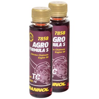 Engineoil Engine Oil MANNOL Agro Formular S Garden Technology API TC 2 X 120 ml