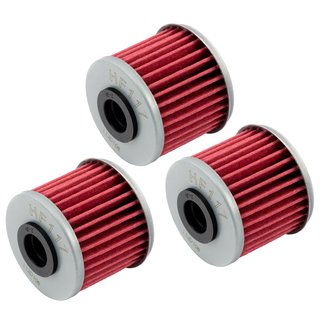 Oilfilter transmission DCT Oil Filter Hiflo HF117 set 3 pieces