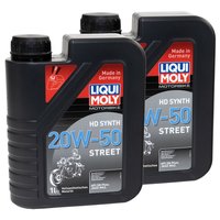 Motorl Motor l LIQUI MOLY Street 20W-50 HD SYNTH 2 X 1...