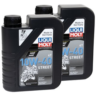 Engineoil Engine oil LIQUI MOLY Street 10W-40 2 X 1 liter