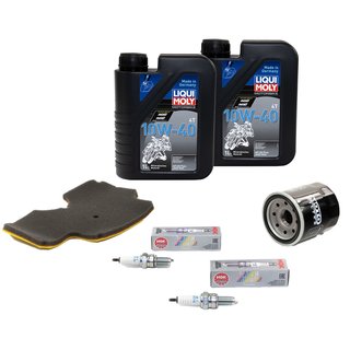 Maintenance package oil 2L + air filter + oil filter + spark plugs
