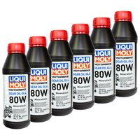 Gearoil Gear oil LIQUI MOLY 80W 6 X 500 ml