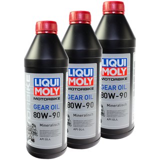 Gearoil Gear oil LIQUI MOLY 80W-90 3 X 1 liter
