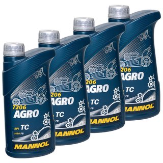 Engineoil Engine oil for gardening MANNOL Agro API TC 4 X 1 liter