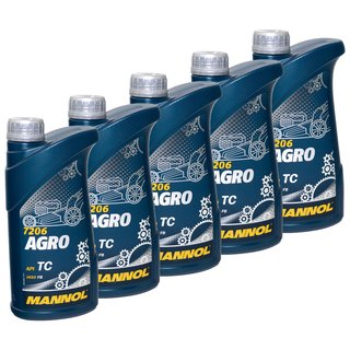 Engineoil Engine oil for gardening MANNOL Agro API TC 5 X 1 liter