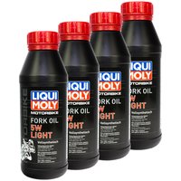 Forkoil Fork Oil LIQUI MOLY Motorbike 5W light 4 X 500 ml