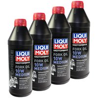 Forkoil Fork Oil LIQUI MOLY Motorbike 10W medium 4 X 1 liter