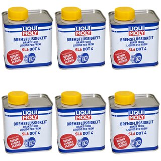 Brakefluid LIQUI MOLY SL6 DOT-4 6 X 500 ml