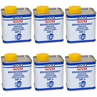 Brakefluid LIQUI MOLY DOT-4 6 X 500 ml