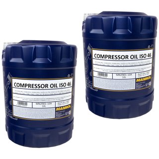 Kompressorl Kompressor l MANNOL ISO 46 2 X 10 Liter