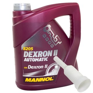 Gearoil Gear oil MANNOL Dexron II Automatic 4 liters with spout