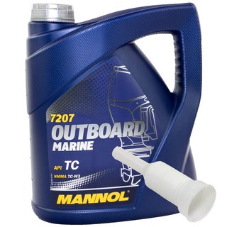 Motorl Motor l Outboard Marine MANNOL API TC 4 Liter mit Ausgieer