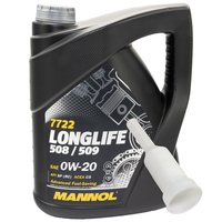 Engineoil Engine oil MANNOL 0W-20 Longlife 508/509 5...