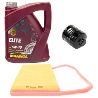 Inspectionpackage SCT Airfilter + Oilfilter + Engineoil 5W40