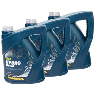Hydraulicoil Hydraulic oil MANNOL Hydro ISO 46 3 X 5 liters