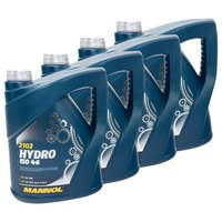 Hydraulicoil Hydraulic oil MANNOL Hydro ISO 46 4 X 5 liters