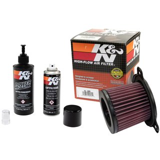 Air filter airfilter K&N HA-6089 + Airfilter Cleaning Kit