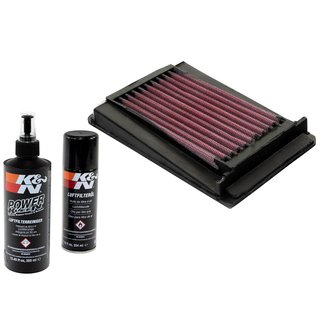 Air filter airfilter K&N YA-6604 + Airfilter Cleaning Kit