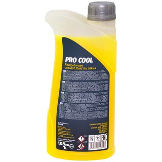 Khlerfrostschutz Khlmittel Fertiggemisch MANNOL Pro Cool 3 X 1 Liter