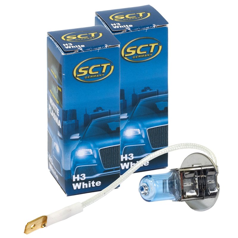 Glühbirne H3 White Xenon 12V 55W PK22s 2 Stück E-geprüft online i, 3,19 €