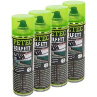 Ropegrease Rope grease spray PETEC 4 X 500 ml