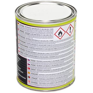 Underbodyprotection Bitumen black brushcan PETEC 6 X 1000 ml