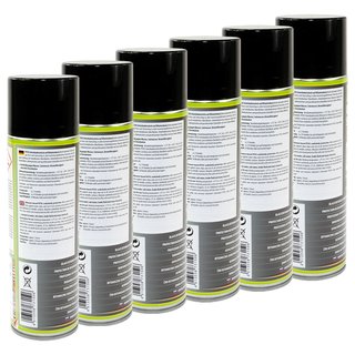 Underbodyprotection Spray Bitumen black PETEC 6 X 500 ml