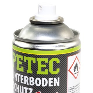 Unterbodenschutz Spray Bitumen schwarz PETEC 6 X 500 ml