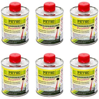 Profilerubber Adhesive rubberadhesive Brushcan PETEC 6 X 350 ml