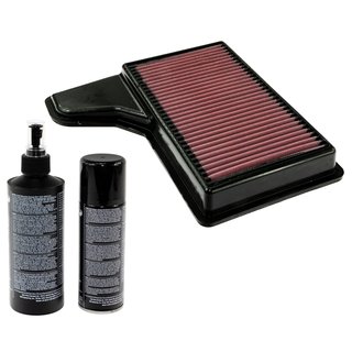 Air filter airfilter K&N 33-5029 + Airfilter Cleaning Kit