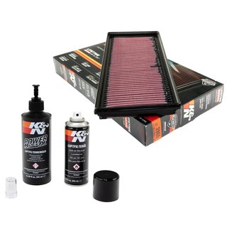 Air filter airfilter K&N 33-2865 + Airfilter Cleaning Kit