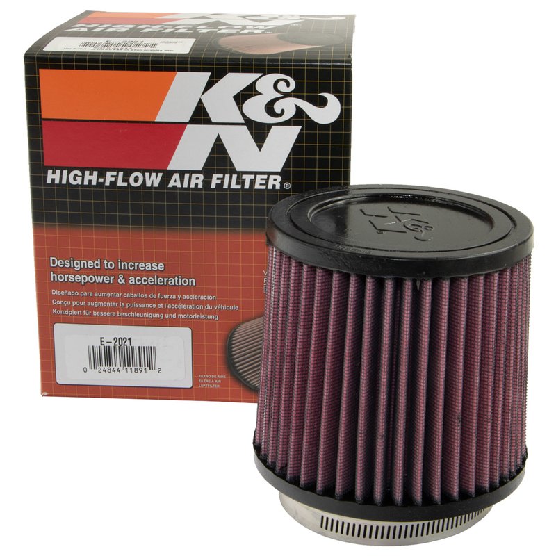 E-2021 K&N Filters Luftfilter 117mm, 128mm, 130mm, rund, Langzeitfilter