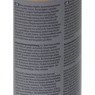 Preservationwax Premium Protector Wax Koch Chemie 4 X 1 liter