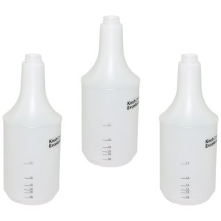 Cylinderbottle 1 liter for sprayhead Koch Chemie 3 pieces