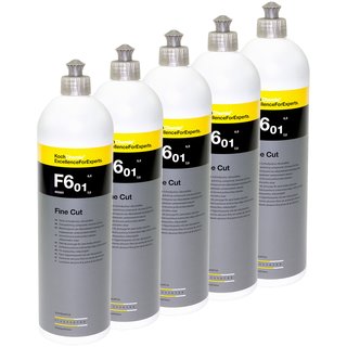 Finesandingpolish siliconeoilfree Fine Cut F6.01 Koch Chemie 5 X 1 Liters