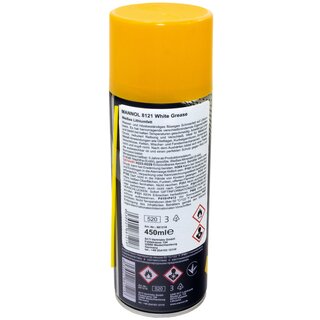 Chainspray White Grease Spraygrease MANNOL 8121 4 X 450 ml