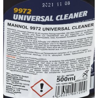 Universalreiniger Universal Cleaner MANNOL 2 X 500 ml