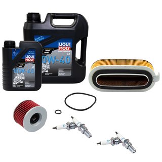 Maintenance package oil 5L + air filter + oil filter + spark plugs