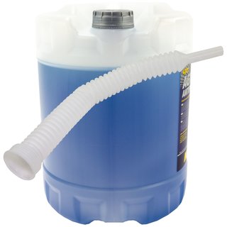 Khlerfrostschutz MANNOL Frostschutz Antifreeze AG11 G11 10 Liter Fertiggemisch -40C blau inkl. Ausgieer