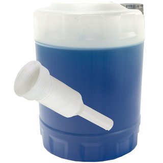 Khlerfrostschutz MANNOL Frostschutz Antifreeze AG11 G11 10 Liter Fertiggemisch -40C blau inkl. Ausgieer