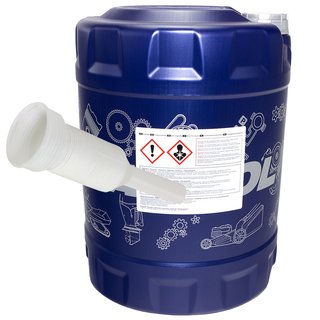 Khlerfrostschutz MANNOL Advanced Antifreeze 10 Liter Fertiggemisch -40C gelb inkl. Auslasshahn