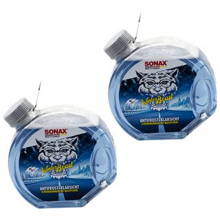 Anti Freeze and Clear WinterBeast ready to use -20C 01354000 SONAX 2 X 3 liters